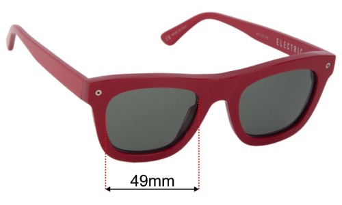 Electric Anderson Replacement Sunglass Lenses - 49mm wide 