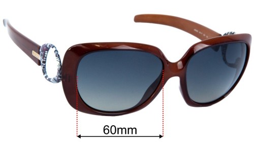 Emilio Pucci EP620S Replacement Sunglass Lenses- 60mm wide 
