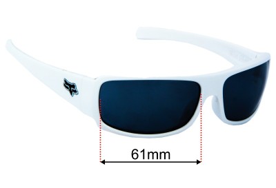Fox Racing The Matter Replacement Lenses 61mm wide 