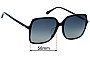 Sunglass Fix Replacement Lenses for Gucci GG0544SA - 58mm Wide 