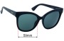 Sunglass Fix Replacement Lenses for Quay It's My Way - 59mm Wide 