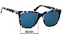 Sunglass Fix Replacement Lenses for Quay Wired (Large) - 56mm Wide 