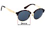 Sunglass Fix Verres de Remplacement pour Ray-Ban RB3564D - 54mm Wide 