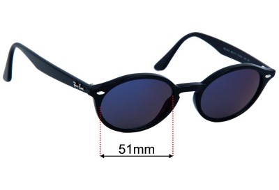 Ray-Ban RB4315 Verres de Remplacement 51mm wide 