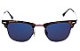 Ray Ban RB8056 Clubmaster Lightray Replacement Sunglass Lenses - Front View 