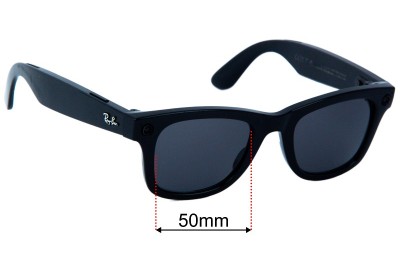 Ray Ban RW4002 Stories  Replacement Lenses 50mm wide 