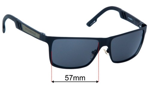 Ryders Swell Replacement Sunglass Lenses - 57mm wide 