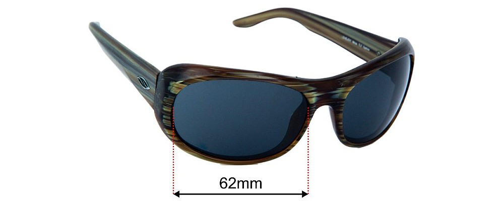 Sunglass Fix Replacement Lenses for Smith Lovejoy - 62mm Wide