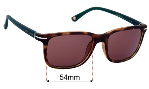 Ted Baker Lars 1572 Replacement Sunglass Lenses - 54mm 