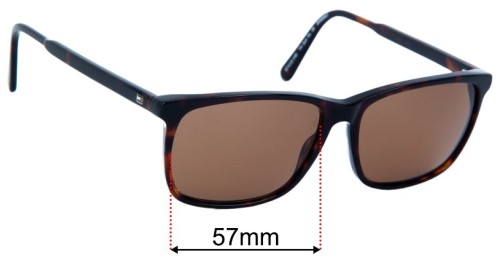 Tommy Hilfiger TH Sun Rx 26 57mm Replacement Lenses