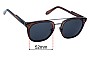 Sunglass Fix Verres de Remplacement pour Quay Coolin - 52mm Wide 