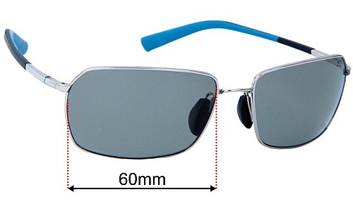 Sunglass Fix Replacement Lenses for Maui Jim High Tide MJ323 - 60mm Wide 