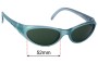 Sunglass Fix Replacement Lenses for Arnette Falcon AN210 - 52mm Wide 