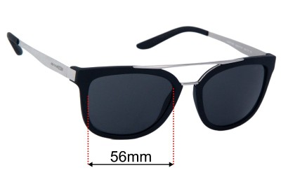 Arnette Juncture AN4232 Verres de Remplacement 56mm wide 