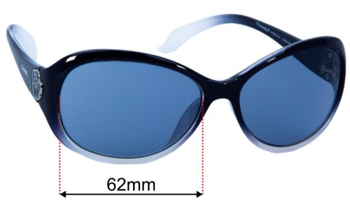 Chanel 5152-H-A Replacement Sunglass Lenses - 62mm wide 