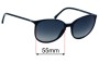 Sunglass Fix Replacement Lenses for Chanel 5278  - 55mm Wide 