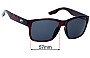 Sunglass Fix Lentes de Repuesto para Costa Del Mar Paunch - 57mm Wide 