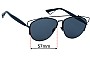 Sunglass Fix Replacement Lenses for Christian Dior Technologic - 57mm Wide 