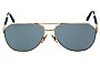Dolce & Gabbana DG2073-K Replacement Sunglass Lenses - 61mm wide Front View 