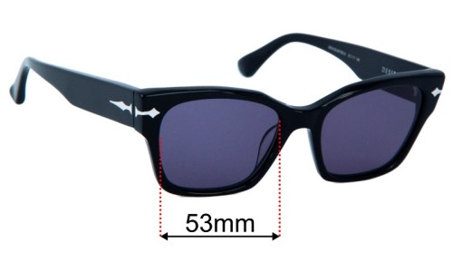 Epokhe Desire Sunglasses Replacement Lenses 53mm 