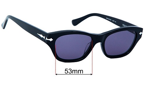 Epokhe Frequency Sunglasses Replacement Lenses 53mm 