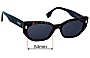 Sunglass Fix Lentes de Repuesto para Fendi FE 40018I - 54mm Wide 