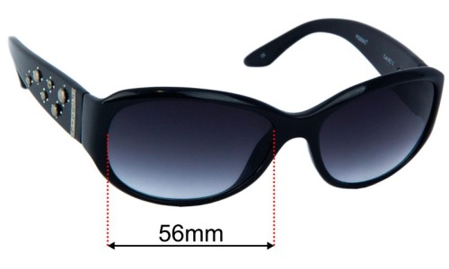 Fossil Mallory Replacement Lenses 56mm wide 