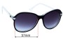Sunglass Fix Replacement Lenses for Gucci GG3193/S - 57mm Wide 