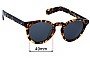 Sunglass Fix Replacement Lenses for Oliver Peoples OV5450SU Martineaux - 49mm Wide 