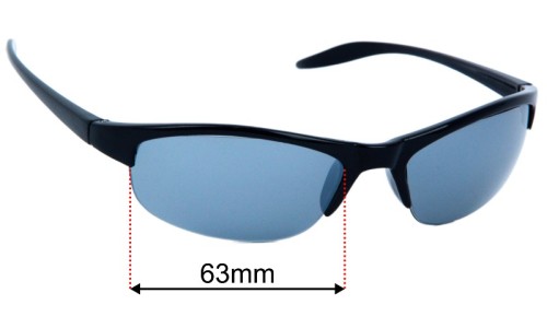 Sunglass Fix Replacement Lenses for Optic Nerve Alpine - 63mm 