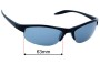 Sunglass Fix Lentes de Repuesto para Optic Nerve Alpine - 63mm Wide 