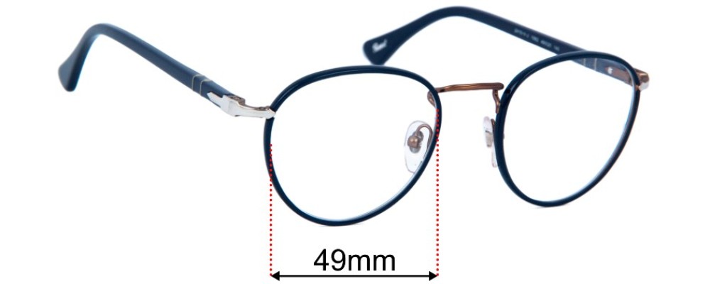 Sunglass Fix Replacement Lenses for Persol 2410-V-J - 49mm Wide