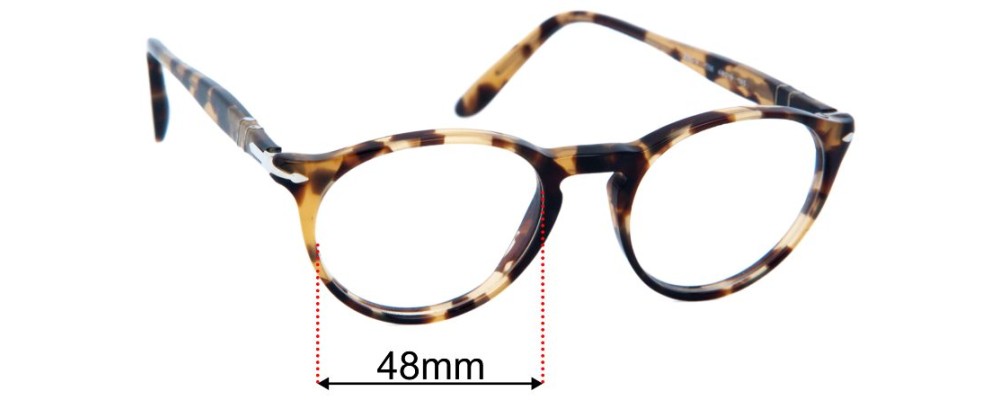 Sunglass Fix Replacement Lenses for Persol 3092-V - 48mm Wide
