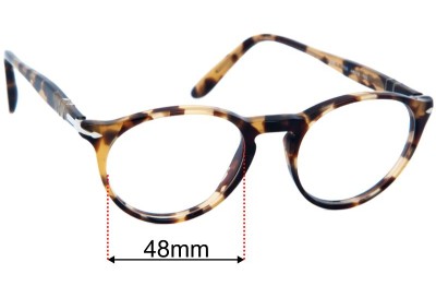 Persol 3092-V Replacement Lenses 48mm wide 