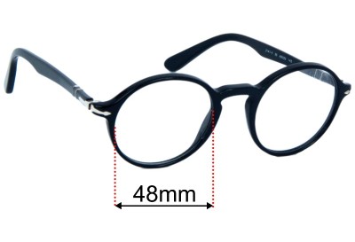 Persol 3141-V Replacement Lenses 48mm wide 