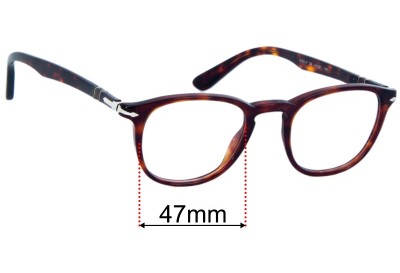 Persol 3143-V Replacement Lenses 47mm wide 