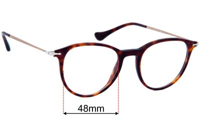 Persol 3147-V Replacement Lenses 48mm wide 