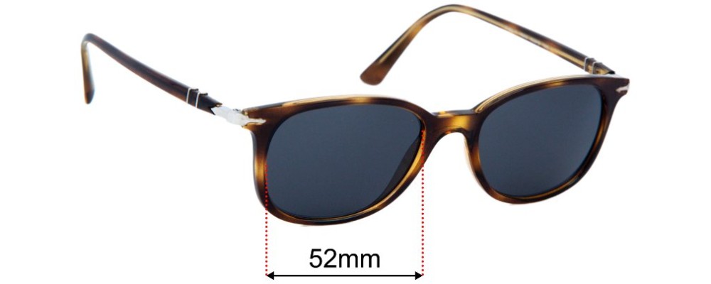 Persol 3183-V Replacement Lenses - 52mm