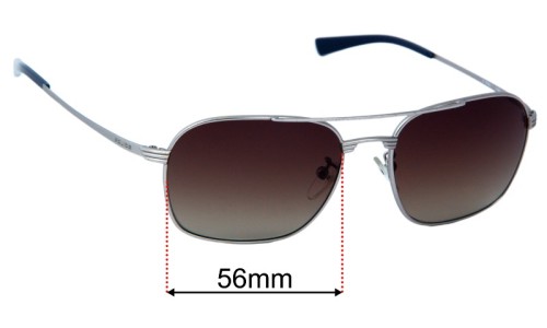 Police Rival 1 S 8952 Replacement Sunglass Lenses 56mm 