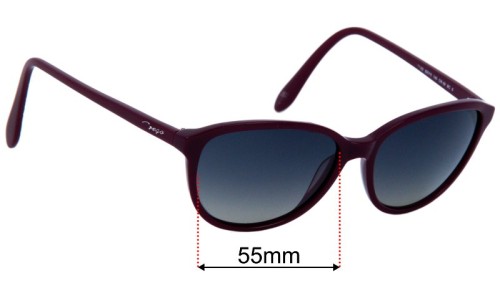 Prego 35972 Replacement Sunglass Lenses - 55mm 