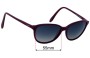 Sunglass Fix Replacement Lenses for Prego 35972 - 55mm Wide 