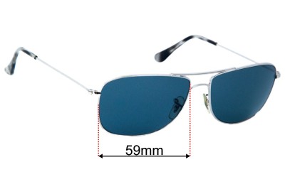 Ray Ban RB3543 Replacement Lenses 59mm wide 