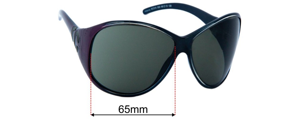 Sunglass Fix Replacement Lenses for Roberto Cavalli Atteone RC315 - 65mm Wide
