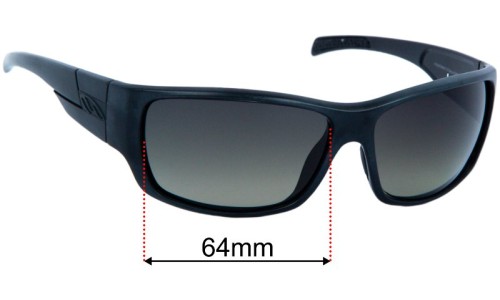 Sunglass Fix Replacement Lenses for Smith Frontman - 64mm Wide 