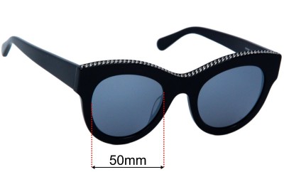 Stella McCartney SC0018S  Replacement Lenses 50mm wide 