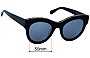 Sunglass Fix Ersatzgläser für Stella McCartney SC0018S - 50mm Wide 