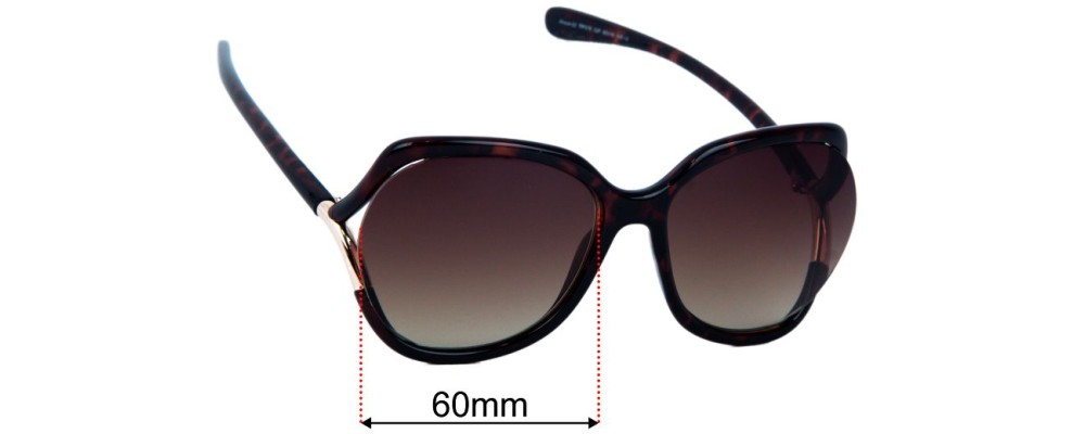 Tom Ford Anouk-02 TF578 Replacement Lenses 60mm