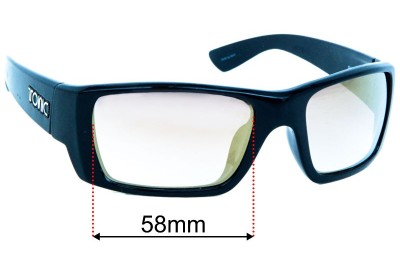 Tonic Rise Lentes de Repuesto 58mm wide 