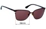 Sunglass Fix Replacement Lenses for Vogue VO3962-S - 56mm Wide 