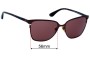 Sunglass Fix Lentes de Repuesto para Vogue VO3962-S - 56mm Wide 